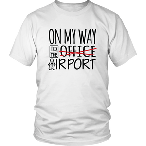 On My Way to the Airport - Men's T-Shirt (white)
