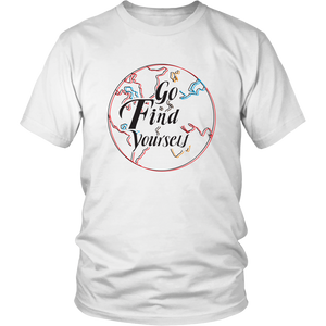 Go Find Yourself - Men's T-Shirt (white)