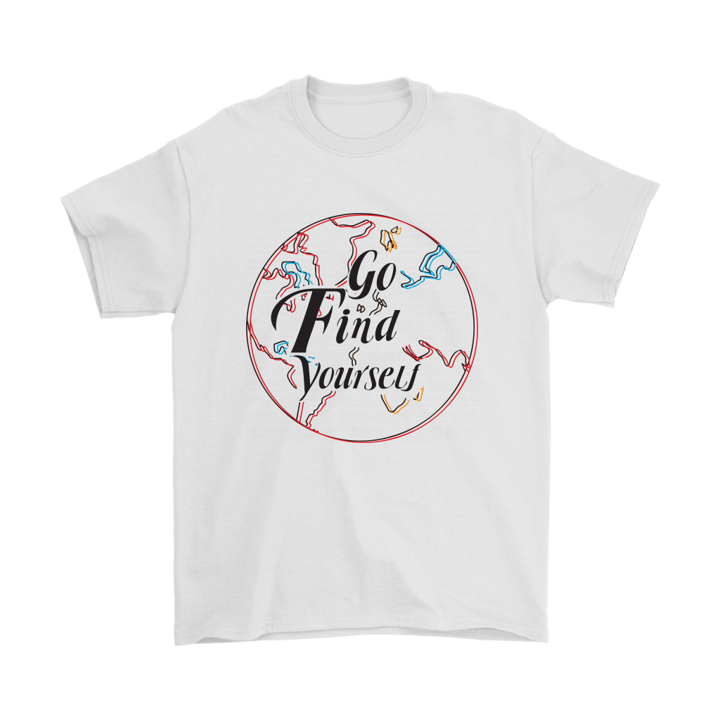 Go Find Yourself - Men's T-Shirt (white)