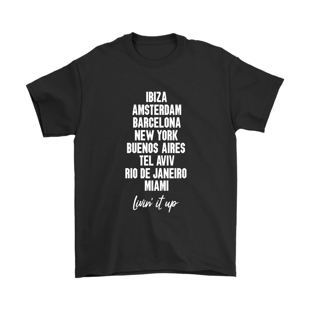 Livin' it Up - Men's T-Shirt (black)