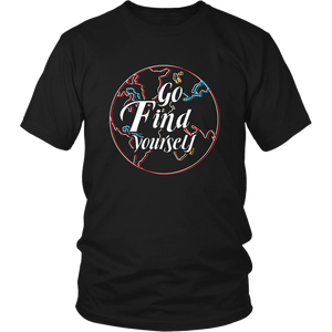 Go Find Yourself - Men's T-Shirt (black)