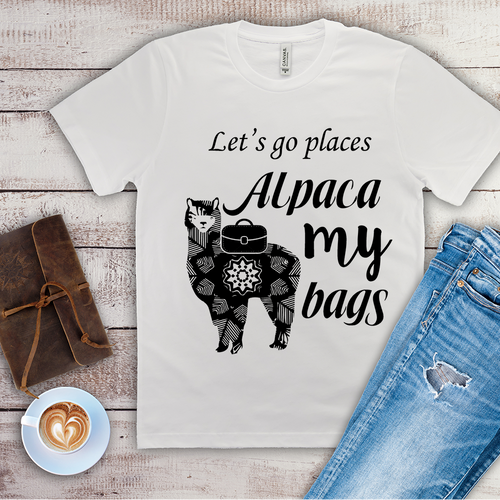 Alpaca My Bags - Men's T-Shirt (white)