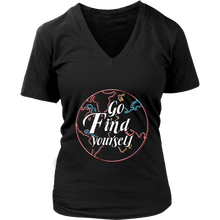 Load image into Gallery viewer, Go Find Yourself - Women&#39;s T-Shirt (black)